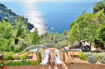Cap Ferrat luxury villa rental with sea view