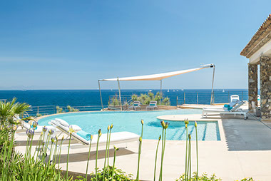 St Tropez waterfront luxury villa rental with private pool & sea view